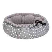 Pet Comfort Sunflower Kedi ve Köpek Yatağı Çift Taraflı Gri Dot/Peluş 60cm thumbnail 1
