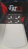 FATEX KARE SLIM SOFT ( 35 x 45 cm ) YAVAŞ KAPANAN PLASTİK KLOZET KAPAĞI thumbnail 1