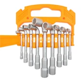 Ingco LASWT0901 9 Parça L Açılı Altı Köşe ve Oniki Köşe Lokma Anahtar Takımı thumbnail 2