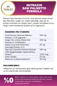 Nutraxin Saw Plametto - Formula Özel Destek 60 Tablet thumbnail 2