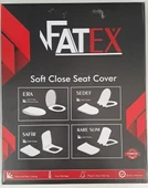 FATEX KARE SLIM SOFT ( 35 x 45 cm ) YAVAŞ KAPANAN PLASTİK KLOZET KAPAĞI thumbnail 4