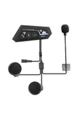 Bt22 Kask Kulaklık Bluetooth Motosiklet Kulaklık 5.0 Bluetooth Interkom Motorsiklet Kulaklık thumbnail 2
