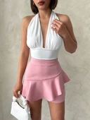 Vnlu fırfırlı şort s24683 thumbnail 6