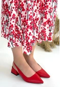 Morji Kırmızı Cilt Topuklu Ayakkabı thumbnail 2