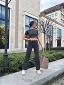 Bol paça pantolonlu alt üst takım thumbnail 1