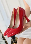 Ulba Kırmızı Rugan Stiletto Ayakkabı thumbnail 1