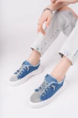 Enber Mavi Kot Bağcıklı Spor Ayakkabı thumbnail 3