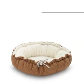 Pet Comfort Sunflower Çift Taraflı Terra/Ekru Kedi ve Köpek Yatağı 60cm thumbnail 5