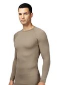 Thermoform Extreme Erkek Seamless Termal İçlik Sweatshirt Kum thumbnail 5