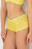 DoReMi Çiçekli Dantelli Rahat Şıklık Kadın Hipster Külot thumbnail 2