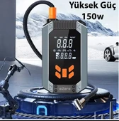 ST-9632D Taşınabilir Araç Lastik Şişirme Ve Starter Akü Takviye Seti thumbnail 4