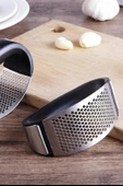 OLLEVRA Sarımsak Ezici Paslanmaz Çelik Garlic Press thumbnail 6