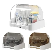 DailyTech Kapaklı Bebek Biberon Mutfak Eşyası Kurutma Saklama Standı Kutusu thumbnail 6