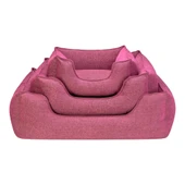 Pet Comfort Alpha  Fuşya Kedi ve Köpek Yatağı S 60x50cm thumbnail 4