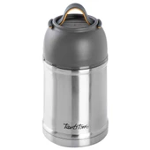 Tantitoni Gri Paslanmaz Çelik Kaşıklı Yemek Termosu 700ml thumbnail 2