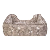 Pet Comfort Alpha  Açık Kahverengi-Beyaz Köpek Yatağı M 80x65cm thumbnail 3