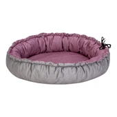 Pet Comfort Sunflower Kedi ve Köpek Yatağı Çift Taraflı Pembe/Gri 85cm thumbnail 1