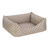 Pet Comfort Uniform Bej Puantiyeli Kedi ve Köpek Yatağı S 50x40cm thumbnail 2