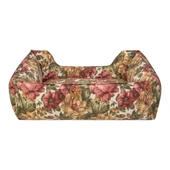 Pet Comfort Alpha  Gül Desenli Köpek Yatağı L 105x85cm thumbnail 3