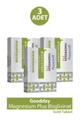 Goodday Magnesium Plus Bisglisinat 30 Tablet 3 Adet thumbnail 1
