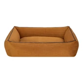 Pet Comfort Golf  Köpek Yatağı Hardal w Parliament Mavi Biye M 90x70cm thumbnail 1