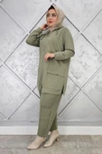 KADIN BEDEN TAŞ DETAYLI TESETTÜR TAKIM thumbnail 2