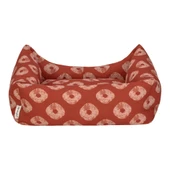 Pet Comfort Uniform Kiss Tarçın-Bej Kedi ve Köpek Yatağı M 60x50cm thumbnail 3