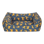 Pet Comfort Uniform Lacivert-Sarı Kedi ve Köpek Yatağı M 60x50cm thumbnail 1