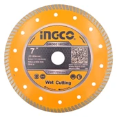 Ingco DMD031802HT 180x22.2mm Ultra İnce Elmas Seramik Kesme Diski Islak/Kuru thumbnail 1