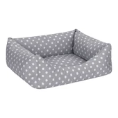Pet Comfort Uniform Gri Puantiyeli Kedi ve Köpek Yatağı S 50x40cm thumbnail 2