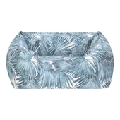 Pet Comfort Alpha  Mavi-Beyaz Kedi ve Köpek Yatağı S 60x50cm thumbnail 1