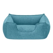 Pet Comfort Alpha  Turkuaz Kedi ve Köpek Yatağı S 60x50cm thumbnail 1
