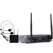 Westa WM-102T 1 Alıcı + 2 Yaka (Lavalier) Kablosuz Uhf Mikrofon Seti thumbnail 1