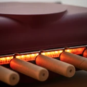 Akel AB670 1200W Kırmızı Elektrikli Izgara, Kokusuz & Dumansız Mangal, Barbekü, 6 Adet Krom-Nikel Kaplama Şiş thumbnail 5