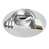 Xbox 360 RCA kompozit R/L audio ses ve görüntü kablo 2m thumbnail 4