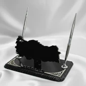 OLTU TAŞI GÜMÜŞ İŞLEME  MAKAM İSİMLİĞİ thumbnail 1