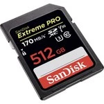 SanDisk Extreme Pro 512 GB SDXC 170 MB/s V30 UHS-I U3 SD Kart thumbnail 2