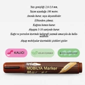 Ceviz Renk Mobilya Rötuş Kalemi Ahşap Masa Parke Dolap Kalemi Çizik Giderici Çatlak Kapatıcı thumbnail 6