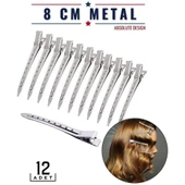 HSNET Saç Klipsi Metal Toka 12 Adet Absolute Design thumbnail 1