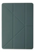 Huawei Honor Pad 9 Kılıf Kalemlikli Mars Tablet Kılıfı - Koyu Yeşil-(5796) thumbnail 1