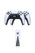 Y5 64GB Android Dual Pad 4K Game Stick - Beyaz-(5796) thumbnail 1