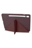 Samsung Galaxy Tab A9 Kılıf Kalemlikli Mars Tablet Kılıfı - Mor-(5796) thumbnail 3
