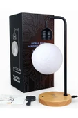 XF02 Ay Görünümlü Kablosuz Şarj Özellikli Gece Lambası - Siyah-(5796) thumbnail 2