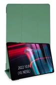 iPad 2022 10.9 (10.nesil) Kılıf Tablet Smart Kılıf - Koyu Yeşil-(5796) thumbnail 1