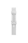 Apple Watch 38mm KR408 Çizgili Silikon Kordon - Beyaz-(5796) thumbnail 3
