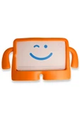 iPad 5 Air 9.7 Kılıf Karakter Tablet Silikon - Turuncu-(5796) thumbnail 1