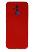 Huawei Mate 20 Lite Kılıf Nano içi Kadife Silikon - Kırmızı-(5796) thumbnail 1