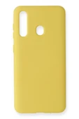 Samsung Galaxy M40 Kılıf Nano içi Kadife Silikon - Sarı-(5796) thumbnail 1