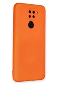 Xiaomi Redmi Note 9 Kılıf Nano içi Kadife Silikon - Turuncu-(5796) thumbnail 3