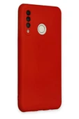 Huawei P30 Lite Kılıf Nano içi Kadife Silikon - Kırmızı-(5796) thumbnail 2
